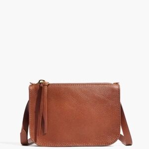 Madewell Tan Leather Crossbody Bag